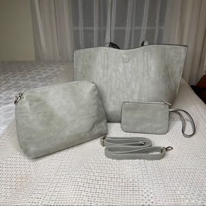 Joy Susan Vegan Leather 3 Piece Set